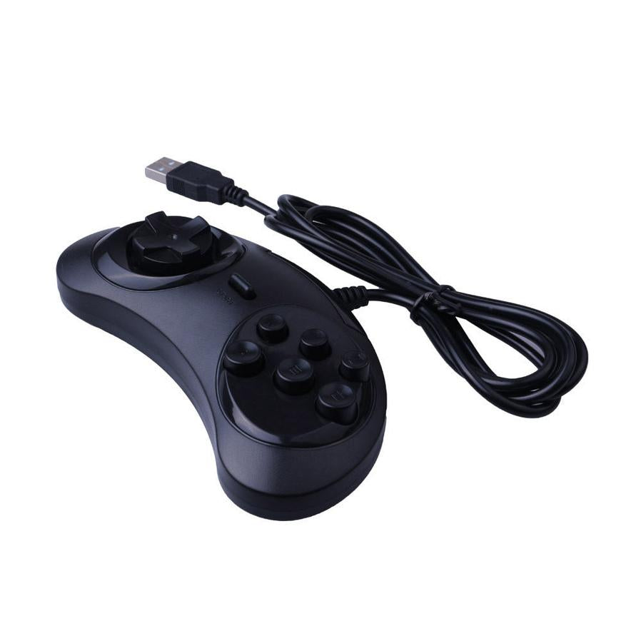 JMT-319178 Sega USB PC Game Controller with 1.8m Cable - Black, Model SG002-BL-1PCS