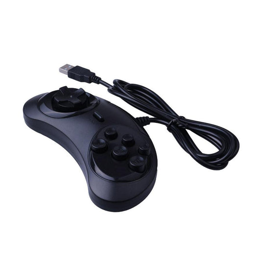 JMT-319178 Sega USB PC Game Controller with 1.8m Cable - Black, Model SG002-BL-1PCS