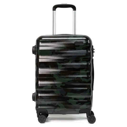 JMT-319434 Camo Design Spinner Wheel Luggage with Trolley System for Travel
