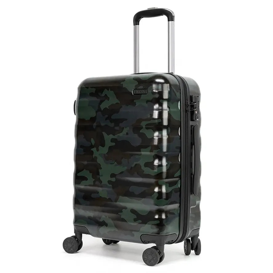 JMT-319434 Camo Design Spinner Wheel Luggage with Trolley System for Travel