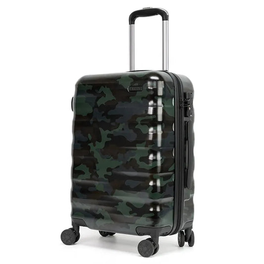 JMT-319434 Camo Design Spinner Wheel Luggage with Trolley System for Travel