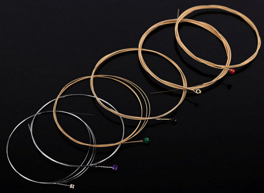 JMT-319754 Electric and Acoustic Guitar Strings Set - Full 1-6 String Replacement для Enhanced Sound Quality