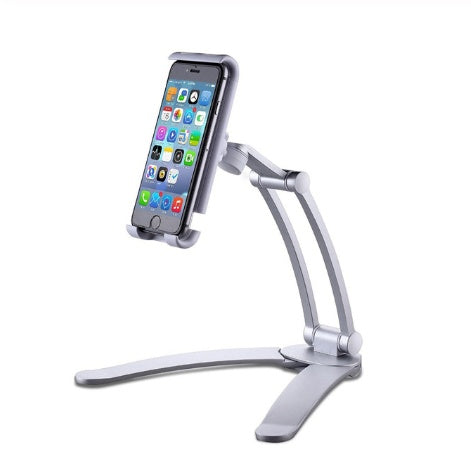JMT-319882 Aluminum Alloy Adjustable Tablet Stand for 5-10.5 Inch Devices, 360-Degree Rotation, Sturdy Design