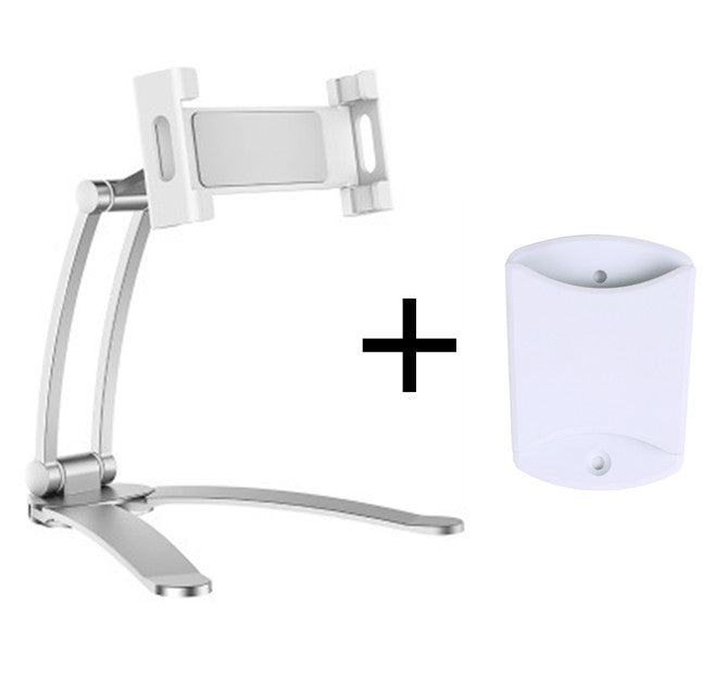 JMT-319882 Aluminum Alloy Adjustable Tablet Stand for 5-10.5 Inch Devices, 360-Degree Rotation, Sturdy Design