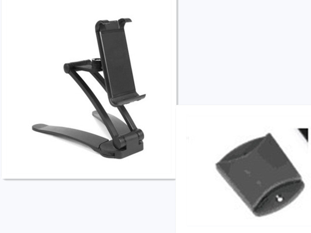 JMT-319882 Aluminum Alloy Adjustable Tablet Stand for 5-10.5 Inch Devices, 360-Degree Rotation, Sturdy Design