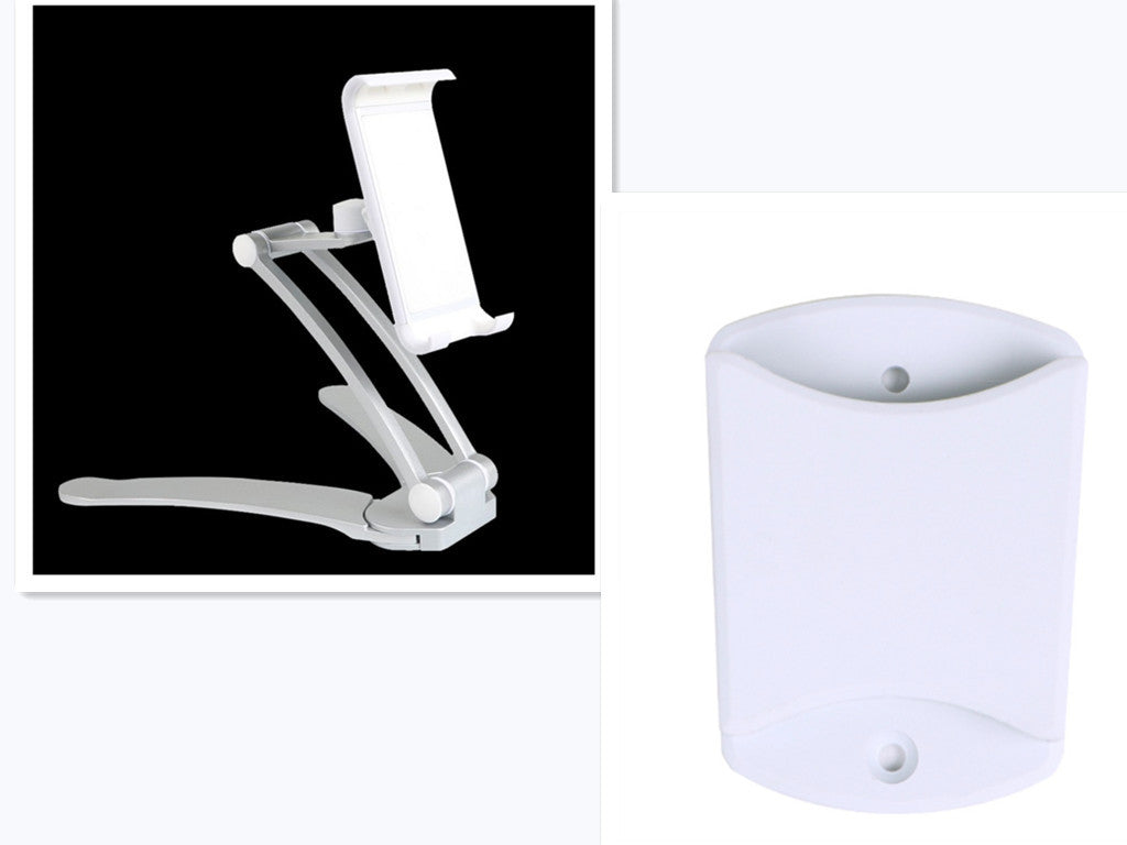 JMT-319882 Aluminum Alloy Adjustable Tablet Stand for 5-10.5 Inch Devices, 360-Degree Rotation, Sturdy Design