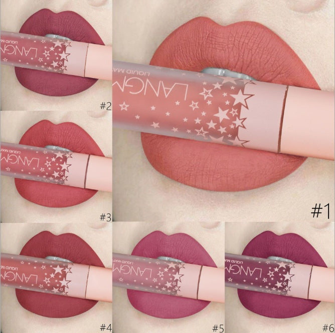 JMT-320138 Matte Waterproof Long-lasting Velvet Lipstick Set - 12 Colors for Smooth, Hydrated Lips