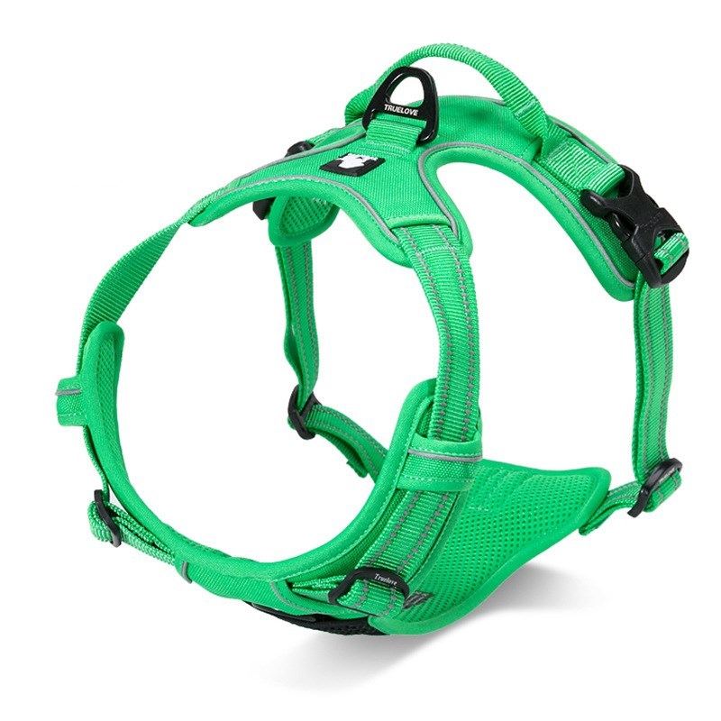 JMT-320202 Comfortable Adjustable Chest Harness for Large Dogs with Reflective Strips