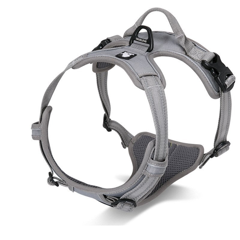 JMT-320202 Comfortable Adjustable Chest Harness for Large Dogs with Reflective Strips