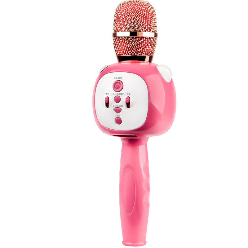 JMT-320202 Kids Bluetooth Dynamic Microphone with Battery and Audio Cables - Portable 258mm Design