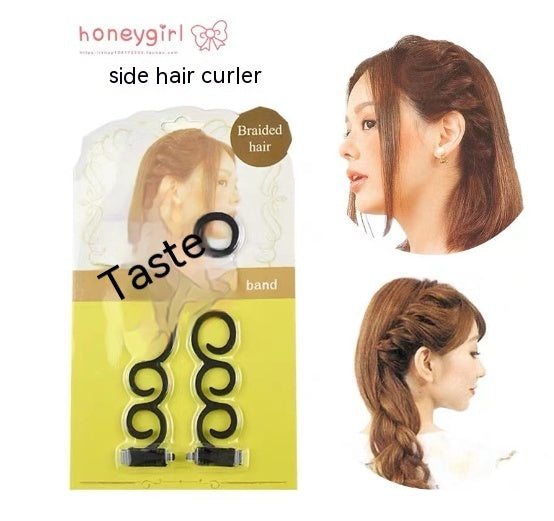 JMT-320394 Fishbone Wave Braider for Ethnic and Women's Hairstyles - Black and Brown Colors