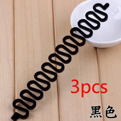 JMT-320394 Fishbone Wave Braider for Ethnic and Women's Hairstyles - Black and Brown Colors