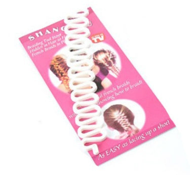 JMT-320394 Fishbone Wave Braider for Ethnic and Women's Hairstyles - Black and Brown Colors