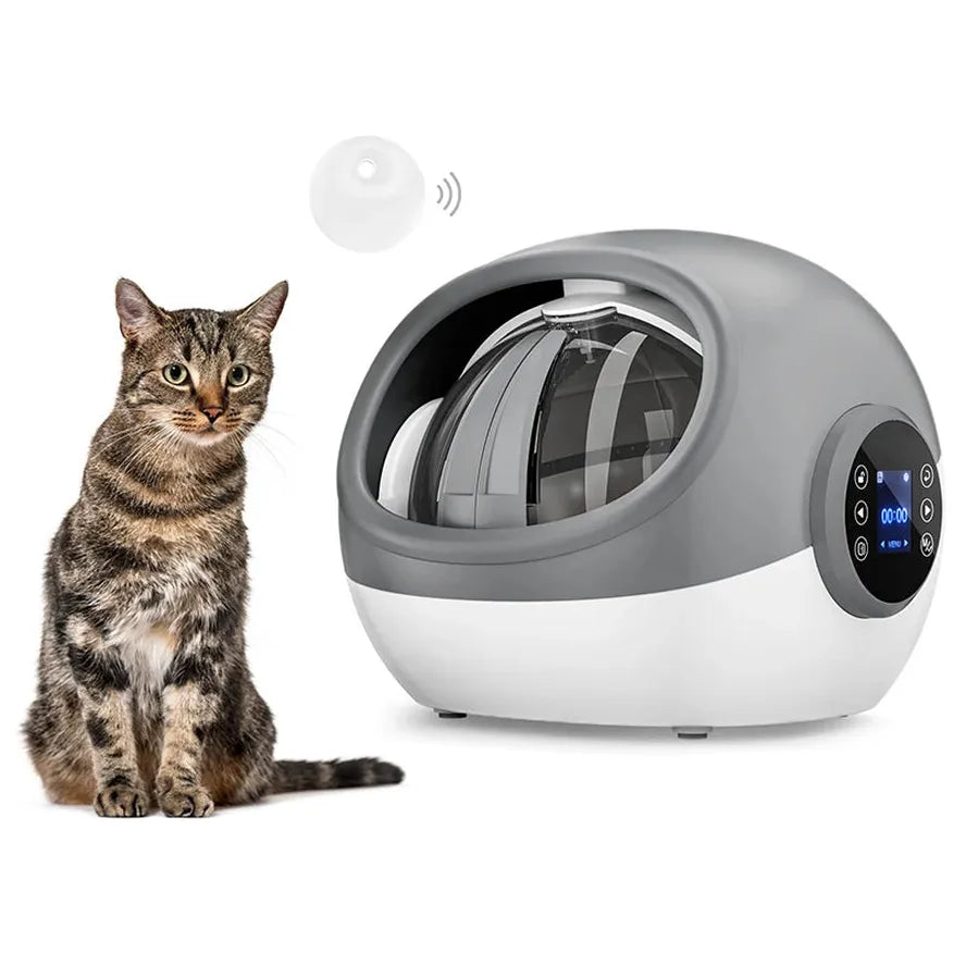 JMT-320394 Smart Automatic Cat Feeder with Microchip and Collar Sensor for Wet and Dry Food Dispenser