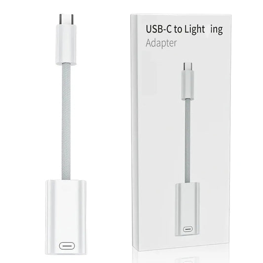 JMT-320522 Type C Male to 8 Pin Female Lightning Adapter for iPhone 15, iPad, and MacBook