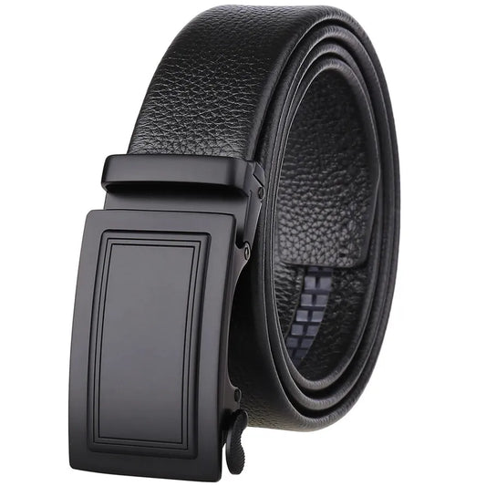 JMT-320778 Genuine Leather Men’s Belt - Classic Design with Durable Buckle, Model LY36-21703-5