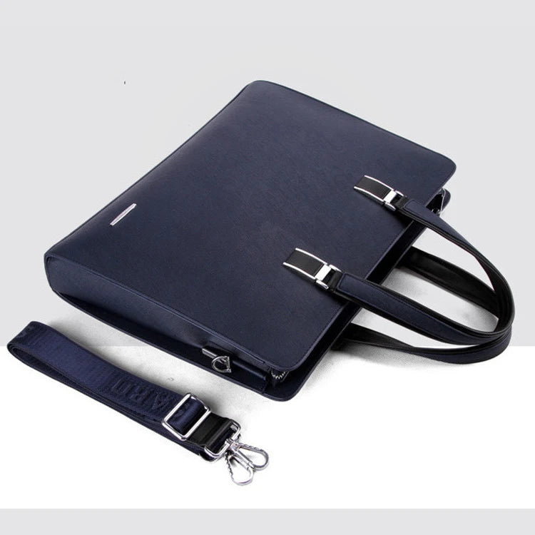 JMT-320842 Classic Zipper Laptop Briefcase in PU Leather for Business Use
