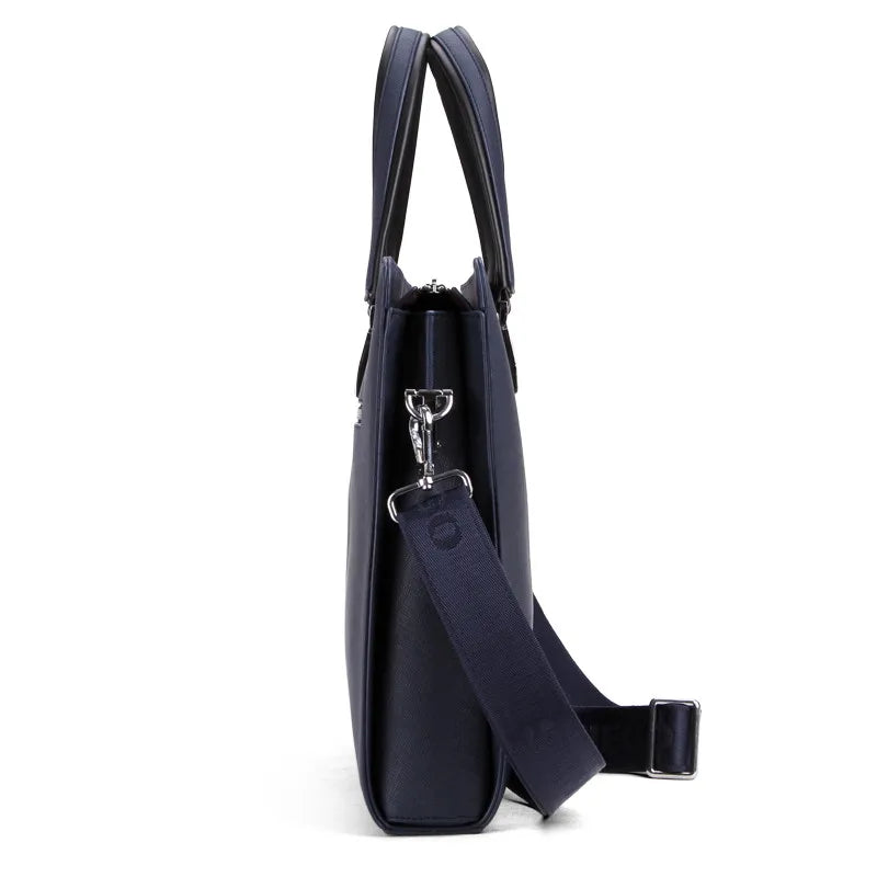 JMT-320842 Classic Zipper Laptop Briefcase in PU Leather for Business Use