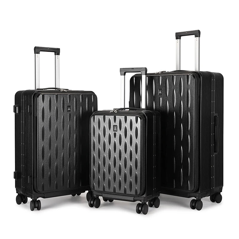 JMT-320906 Custom Logo Hard Shell Carry-On Suitcases in 20, 24, and 28 Inch Sizes