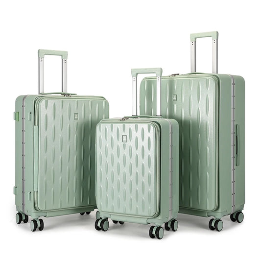 JMT-320906 Custom Logo Hard Shell Carry-On Suitcases in 20, 24, and 28 Inch Sizes