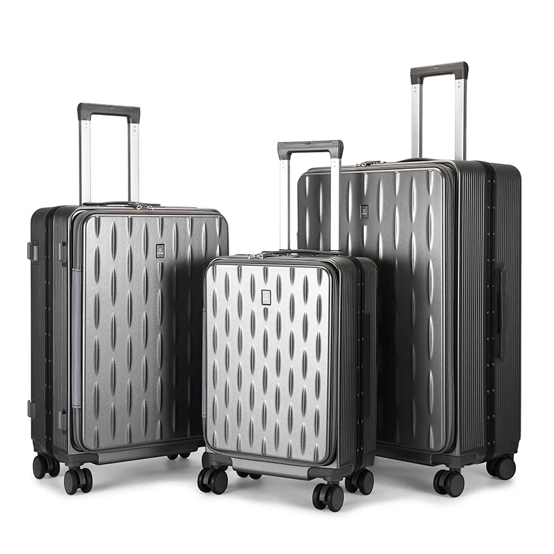 JMT-320906 Custom Logo Hard Shell Carry-On Suitcases in 20, 24, and 28 Inch Sizes