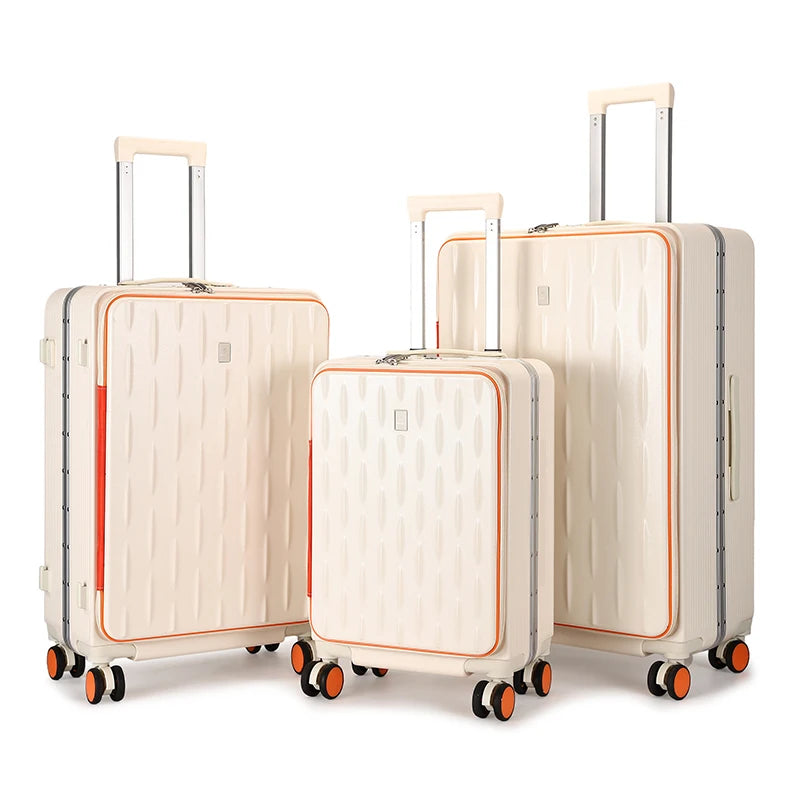 JMT-320906 Custom Logo Hard Shell Carry-On Suitcases in 20, 24, and 28 Inch Sizes