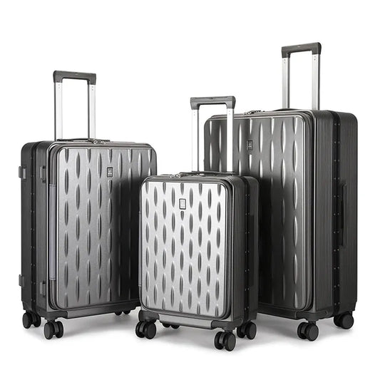 JMT-320906 Custom Logo Hard Shell Carry-On Suitcases in 20, 24, and 28 Inch Sizes