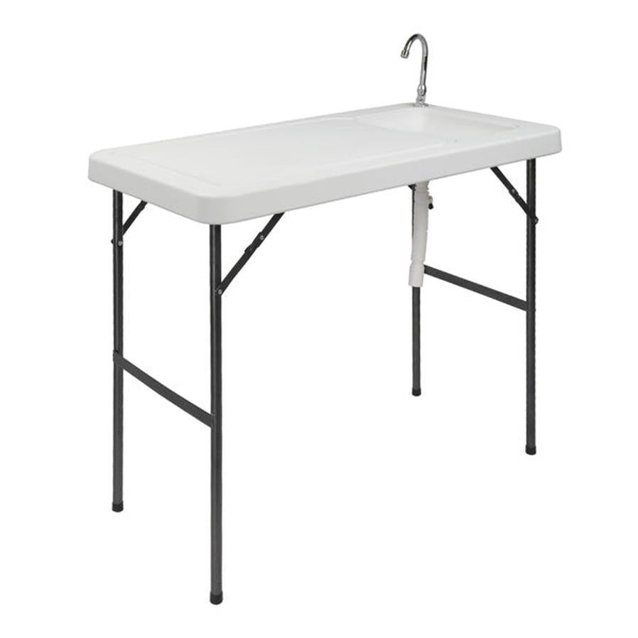 JMT-320906 Rectangular Outdoor Fishing Table - Sturdy and Portable Design for All Your Fishing Needs