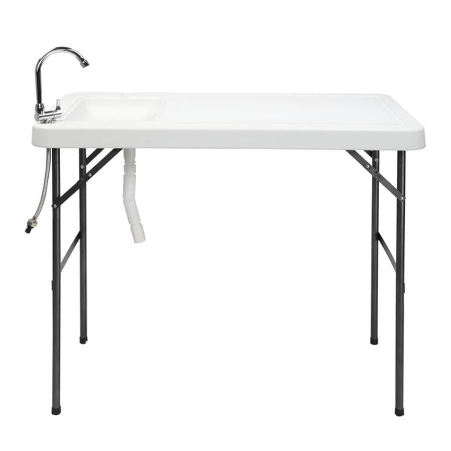 JMT-320906 Rectangular Outdoor Fishing Table - Sturdy and Portable Design for All Your Fishing Needs