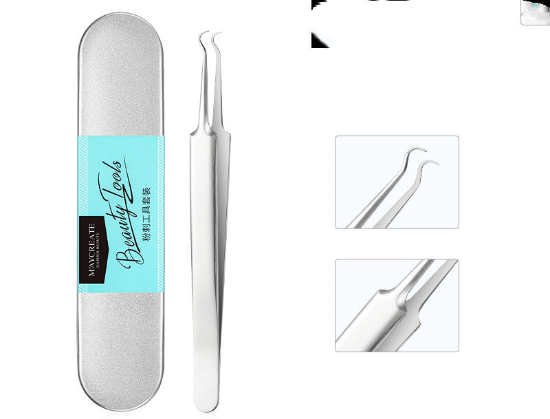 JMT-321418 Acne Removal Tool Set with Various Clips and Needles for Comprehensive Skin Care