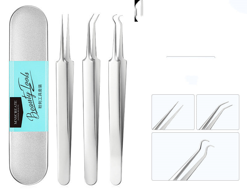 JMT-321418 Acne Removal Tool Set with Various Clips and Needles for Comprehensive Skin Care