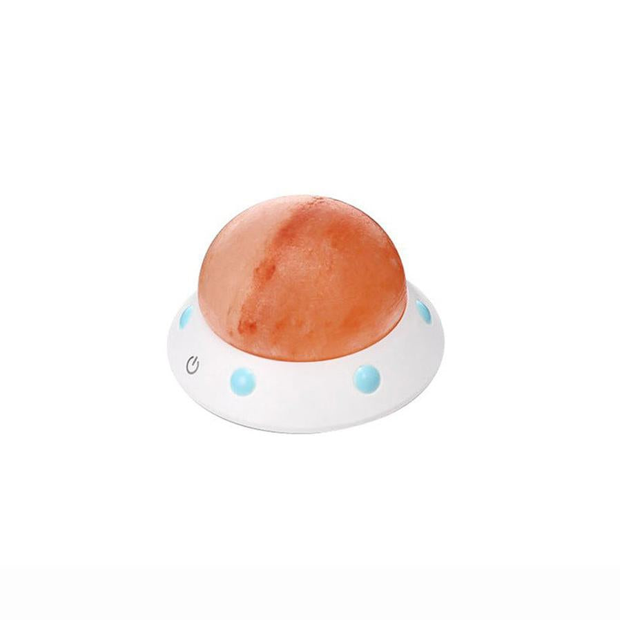 JMT-321674 UFO Shaped Himalayan Crystal Salt Lamp for Ambient Wellness and Decor