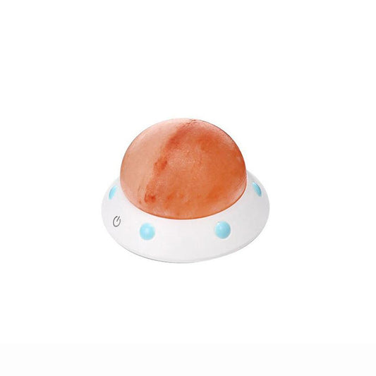 JMT-321674 UFO Shaped Himalayan Crystal Salt Lamp for Ambient Wellness and Decor