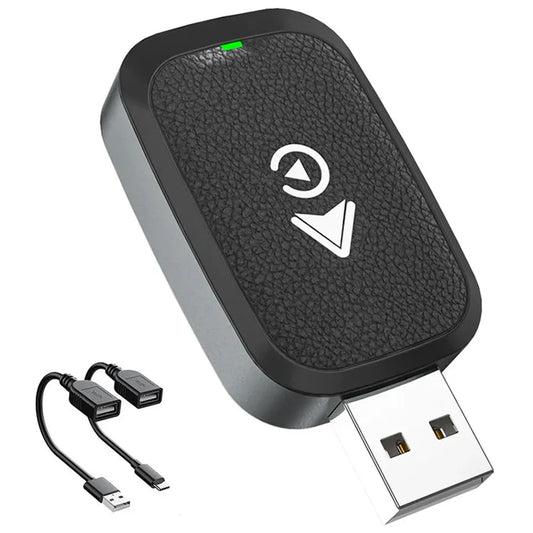 JMT-321674 Wireless Carplay and Android Auto Multimedia Adapter for USB Connectivity in Vehicles
