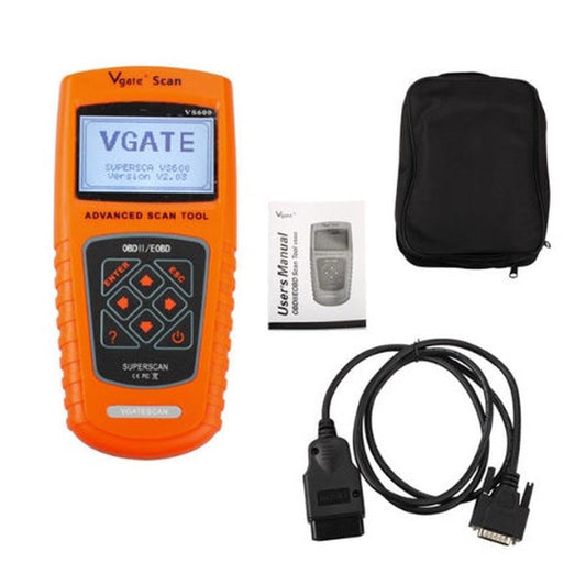 JMT-321802 Advanced VS600 OBD2 Scanner for All 1996 and Newer Vehicles - Comprehensive Diagnostic Tool with Live Data and Codes Retrieval