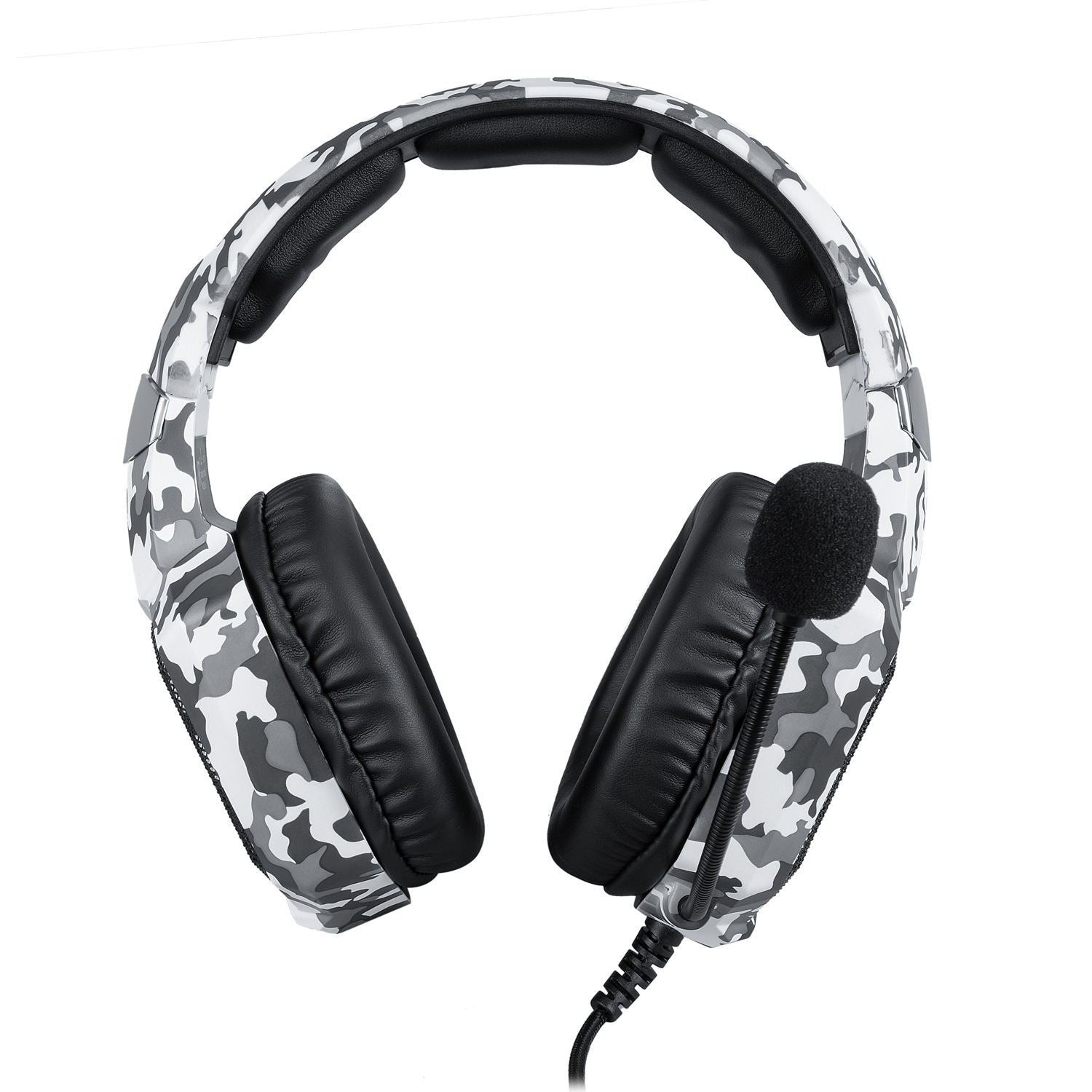 JMT-322506 K8 Camouflage Headphones for PS4, Xbox One, iPhone, and iPad with 3.5mm Inline Plug