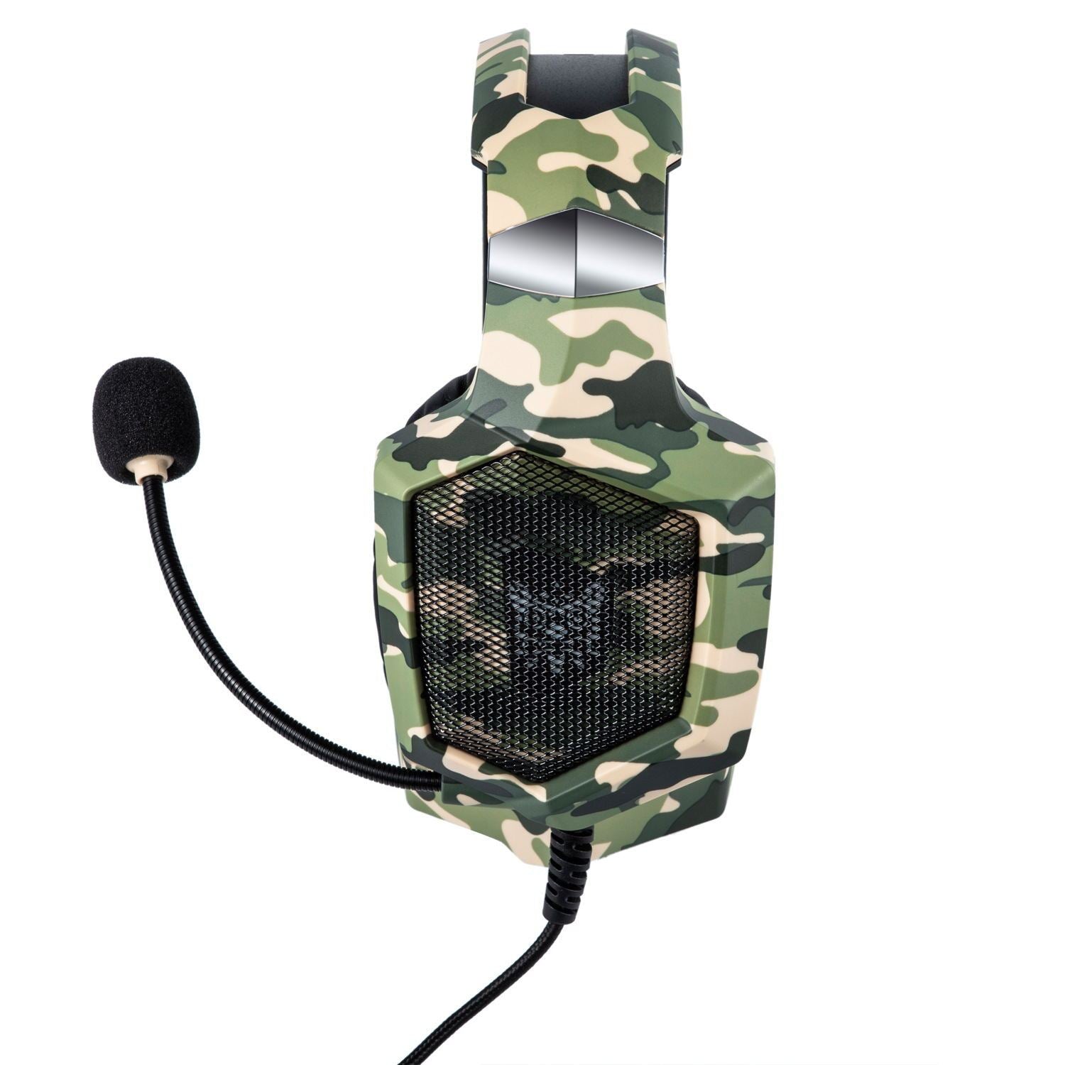 JMT-322506 K8 Camouflage Headphones for PS4, Xbox One, iPhone, and iPad with 3.5mm Inline Plug