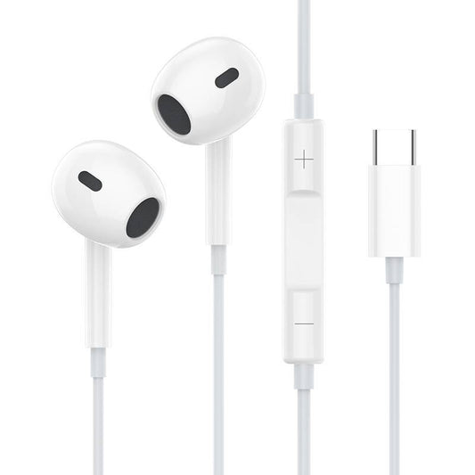 JMT-323146 Type-C Wired Earphones with Semi-In-Ear Design and Built-in Microphone