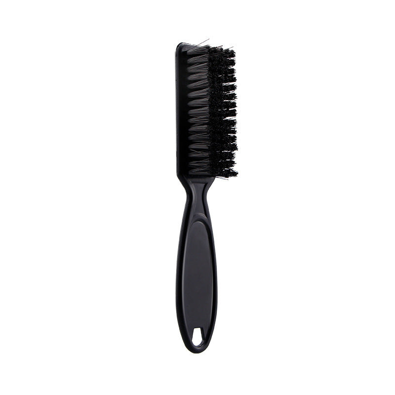 JMT-323466 Retro Gradient Electroplated Hair Brush for Neck Cleaning and Beard Grooming - Available in Gold, Black, and Silver