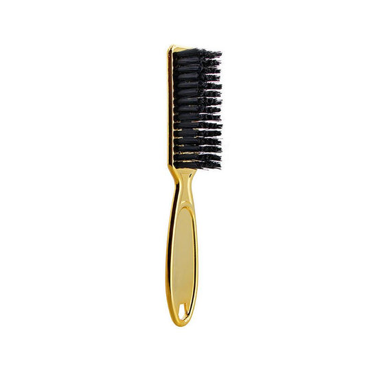 JMT-323466 Retro Gradient Electroplated Hair Brush for Neck Cleaning and Beard Grooming - Available in Gold, Black, and Silver