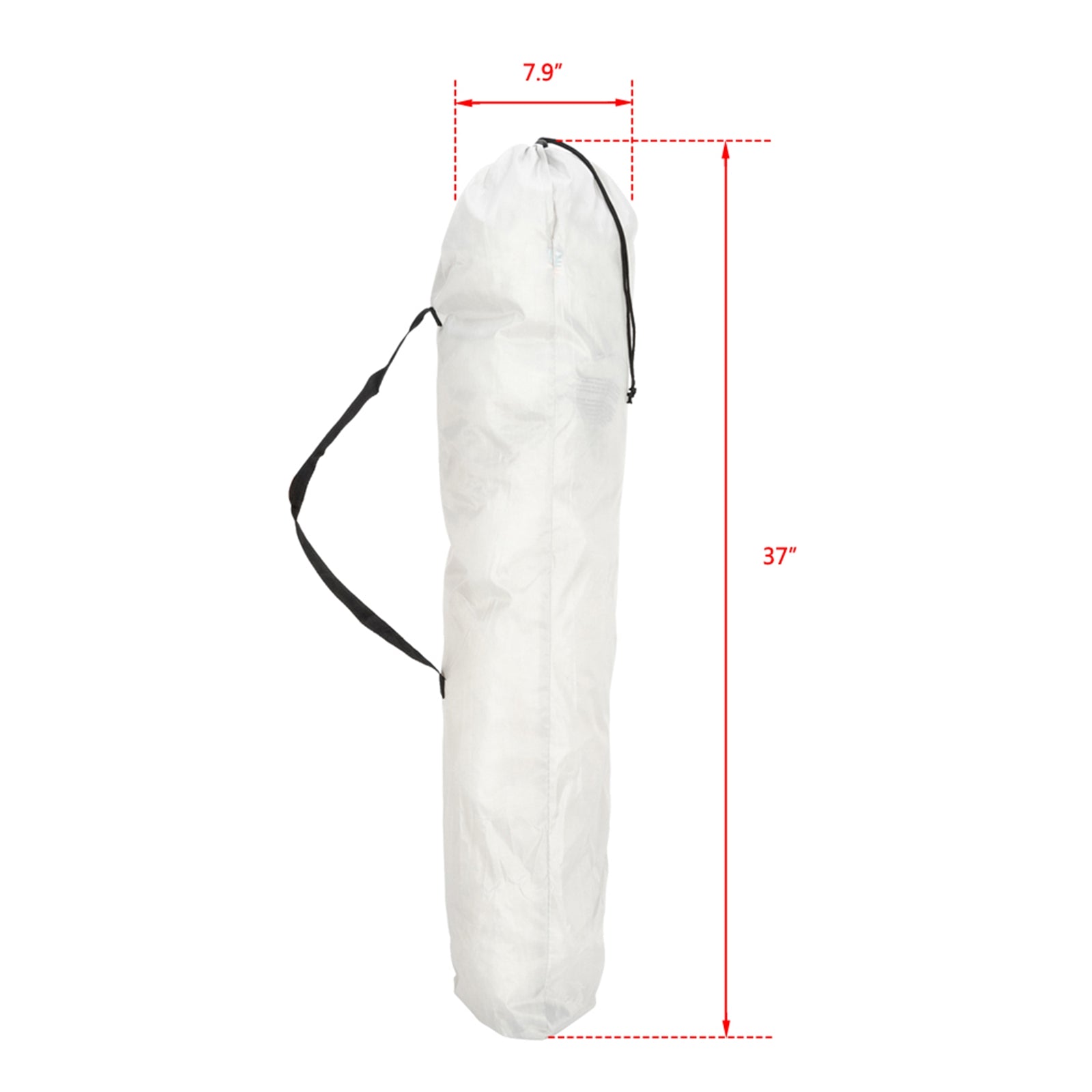 JMT-324170 Grey Iron Frame Camping Chair with Off-White Fabric