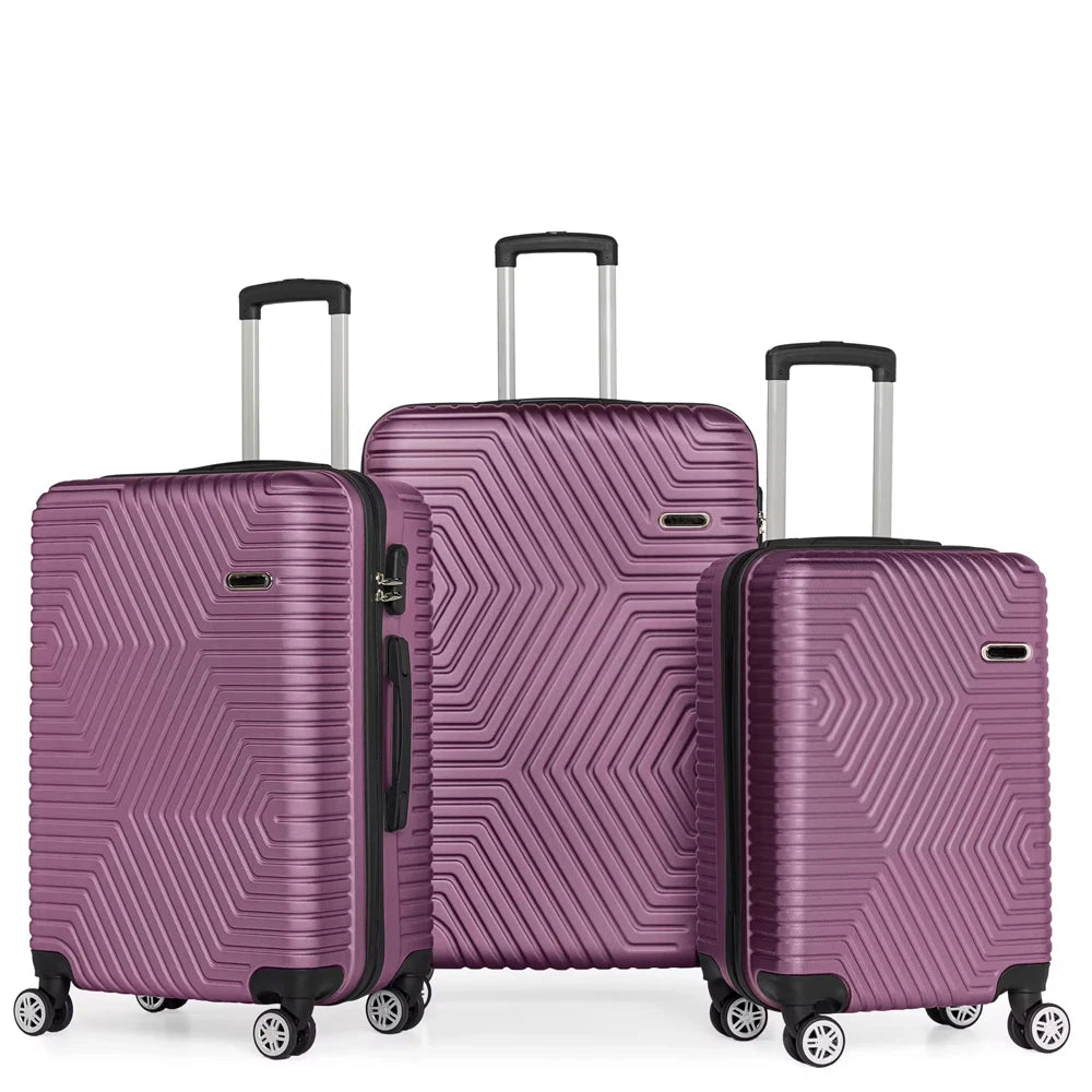 JMT-324362 Travel Box Luggage Set – 3-Piece Spinner Suitcase Collection for Efficient Travel and Moving