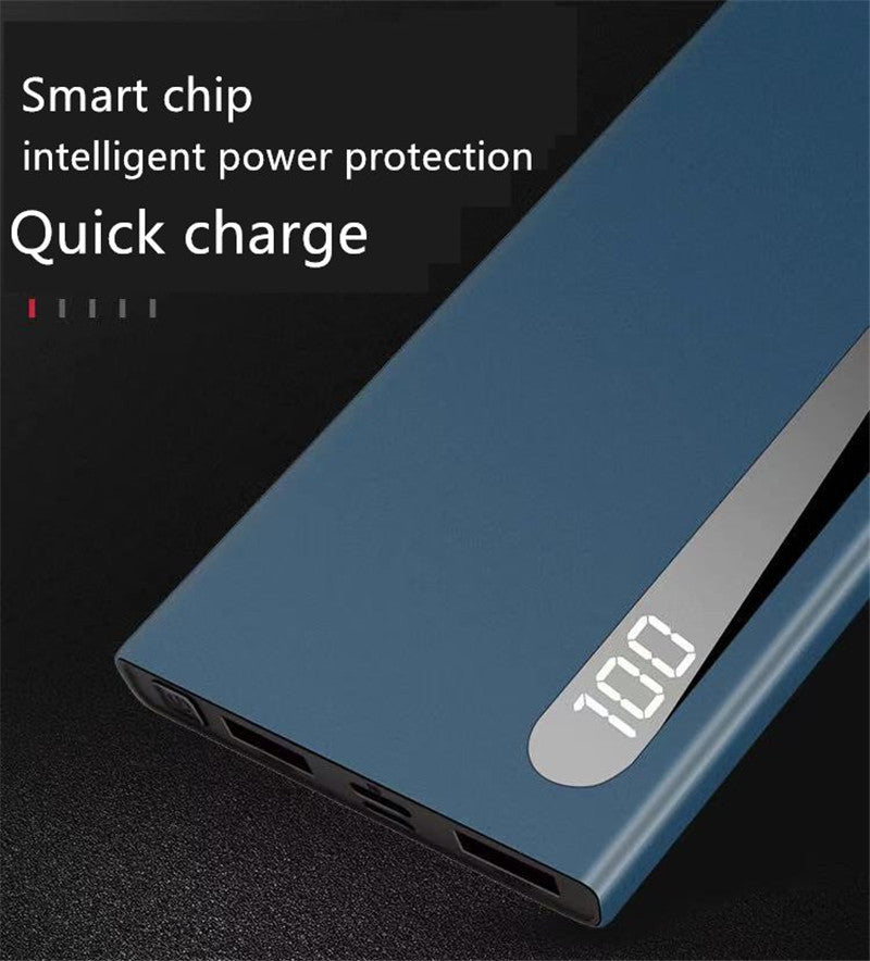 JMT-324490 Ultra-Thin 20000mAh Digital Display Power Bank for Smartphones and Tablets