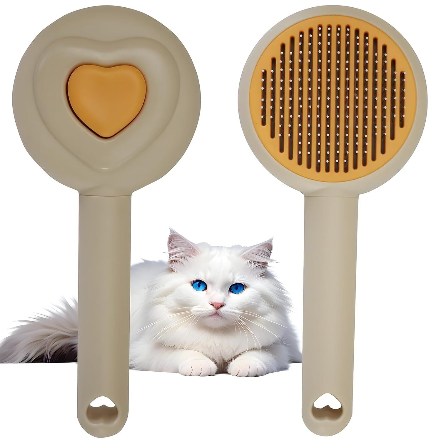 JMT-324554 Pet Beauty One-Click Hair Removal Comb for Cats and Dogs