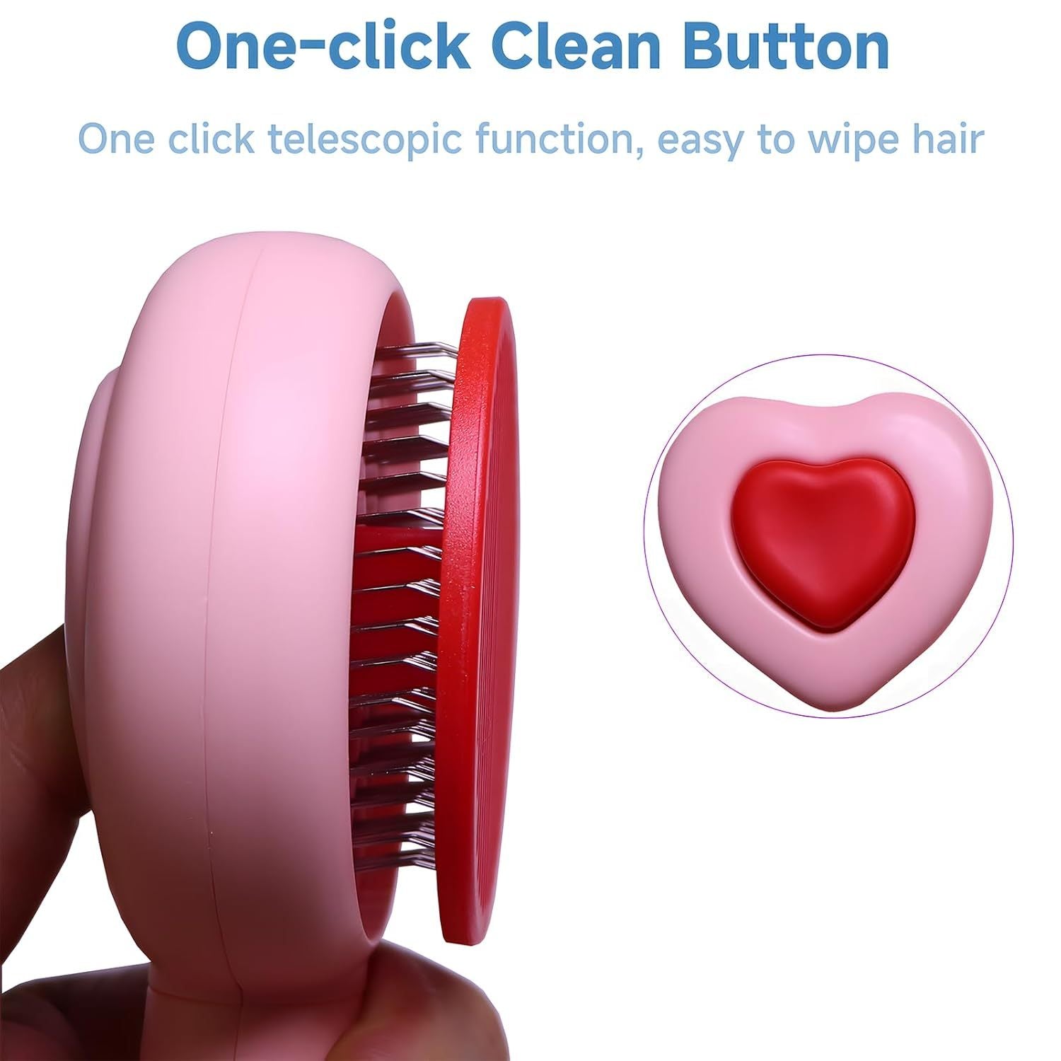 JMT-324554 Pet Beauty One-Click Hair Removal Comb for Cats and Dogs