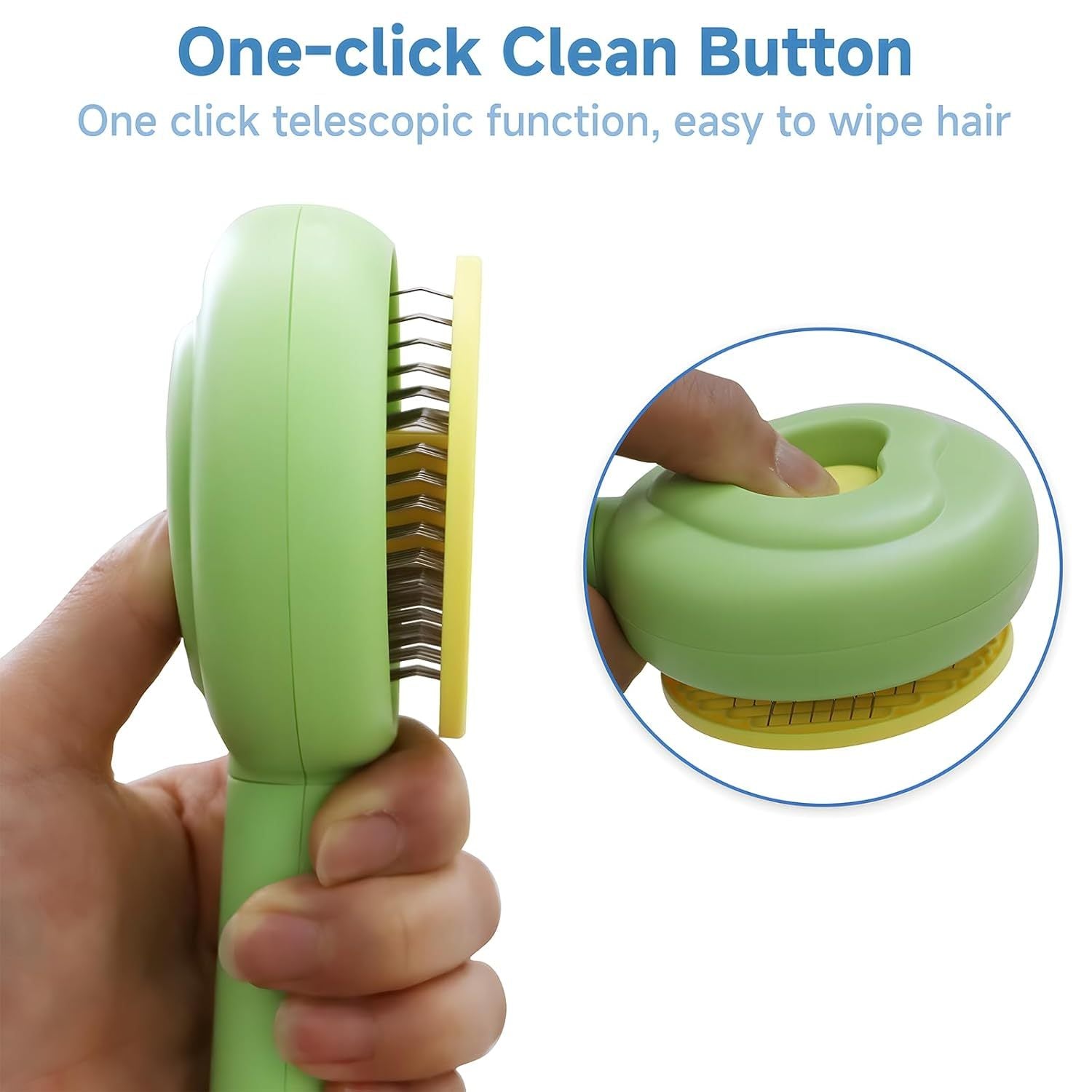 JMT-324554 Pet Beauty One-Click Hair Removal Comb for Cats and Dogs