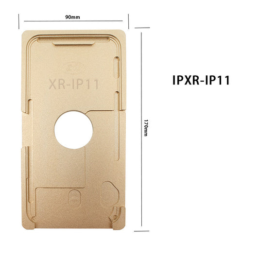 JMT-325002 Precision Positioning Mold for iPhone Models 6/6S, 6P, 7/7P, 8/8P, X/XS, 11/XR, 11Pro/Max, 12MINI/PRO/PRO MAX