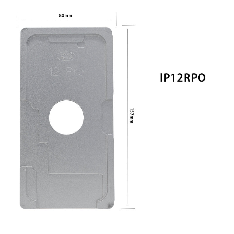 JMT-325002 Precision Positioning Mold for iPhone Models 6/6S, 6P, 7/7P, 8/8P, X/XS, 11/XR, 11Pro/Max, 12MINI/PRO/PRO MAX