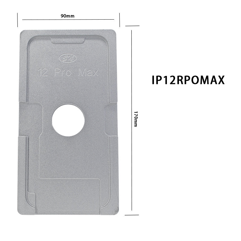 JMT-325002 Precision Positioning Mold for iPhone Models 6/6S, 6P, 7/7P, 8/8P, X/XS, 11/XR, 11Pro/Max, 12MINI/PRO/PRO MAX