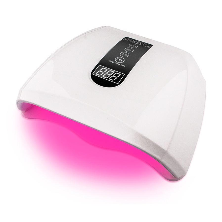 JMT-325770 Two-Handed LED Nail Phototherapy Light Therapy Machine - 96W with 48 Beads - Features 365 & 405 nm Wavelengths
